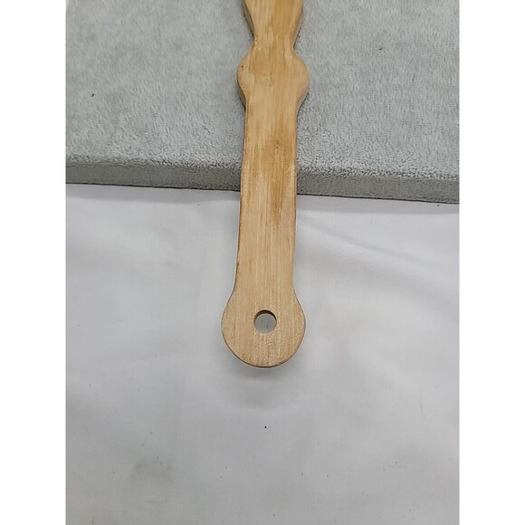 Vintage 1978 Push & Pull Handy Kitchen Oven Tool Solid Wood Advertising - Picture 9 of 9